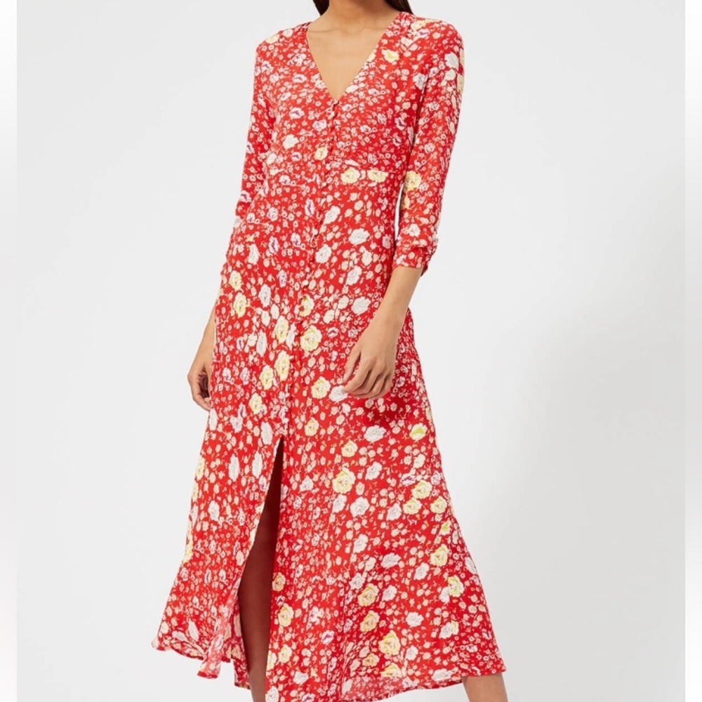 RIXO London Floral Dress